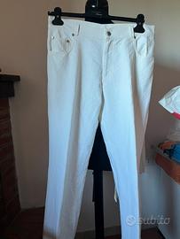 Pantaloni iceberg bianco/avorio tg 48