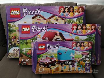 Lego Friends 3185-3186-3189 Equitazione (usati)