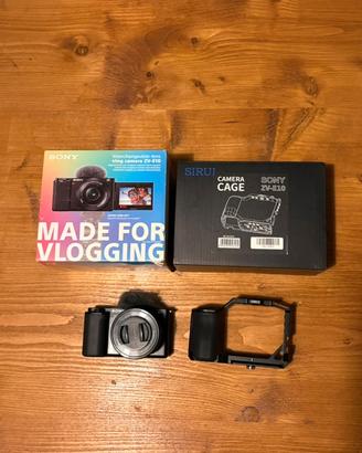 Sony zv-e10 + camera cage