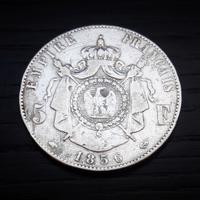 ARGENTO scudone FRANCIA 5 franchi 1856A