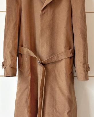 Cappotto uomo color cammello, in lana e Cashmere