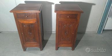 Coppia comodini vintage