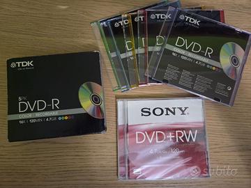 5 DVD R ed 2 DVD RW