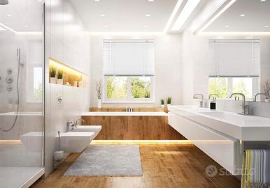 Veneziana in alluminio bianca