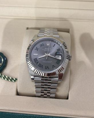 Rolex Date Just Ref. 126334 Wimbledon 41mm