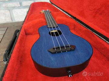 Ukulele Flight TUSL35 Blu Long Neck