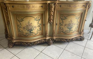 Camera da pranzo stile barocca