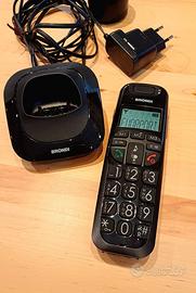 TELEFONO CORDLESS BRONDI BRAVO BRIGHT TASTI GRANDI