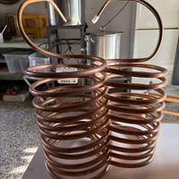 Serpentina rame raffreddamento mosto birra