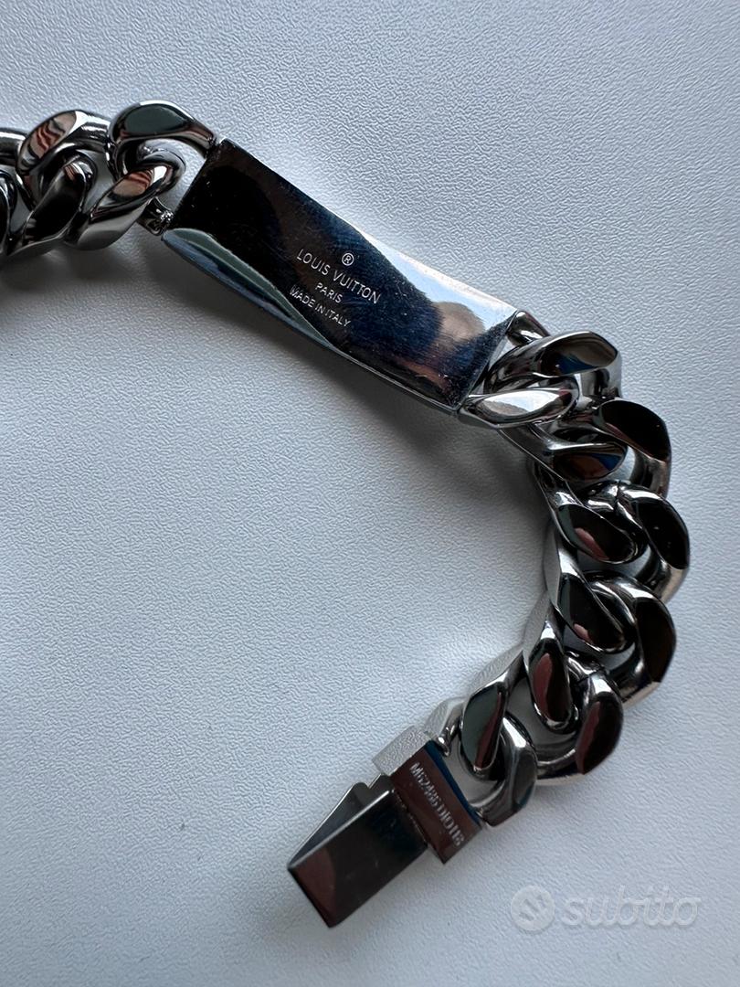 Bracciale Louis Vuitton in acciaio e argento - Abbigliamento e