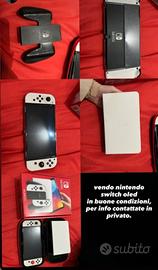Nintendo switch oled bianco 