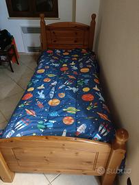 2 giro letto legno massello Pino impermeabilizzato