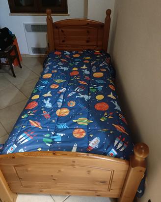 2 giro letto legno massello Pino impermeabilizzato