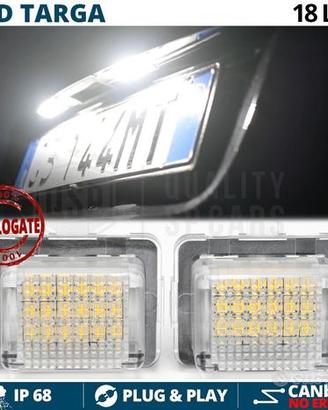 Placche Luci TARGA LED per MERCEDES C E S SL 6500K