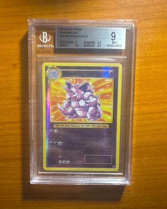Nidoking Holo evolutions 2016 BGS 9