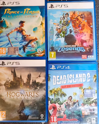 Lotto di 5 giochi PS4/PS5 