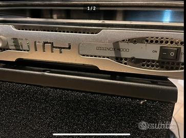 Amplificatore MyStudio Diginox 4000 watt