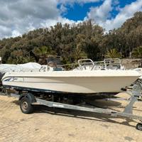 Barca saver 5.40 open mercury 40cv iniezione
