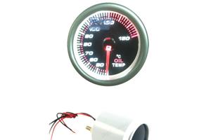 TERMOMETRO TEMPERATURA OLIO SFONDO NERO ILLUMINATO