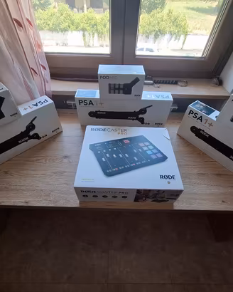RØDECaster Pro + 3 PodMic + 3 PSA1+ ⭐