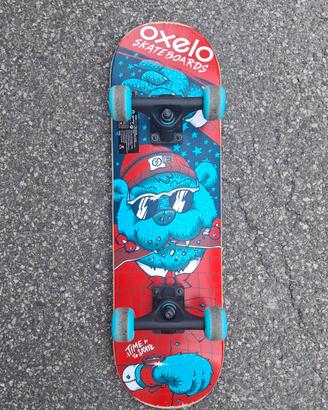 skateboard bambini e protezioni complete 