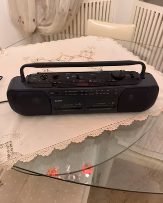 RADIO SANYO DOPPIA CASSETTA