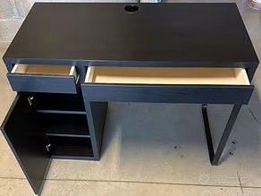 Scrivania IKEA MICKE Marrone-Nero 105x50cm - OPT