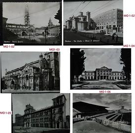 CARTOLINE IN B/N ANNI 50 MODENA,MANTOVA,LAGO COMO