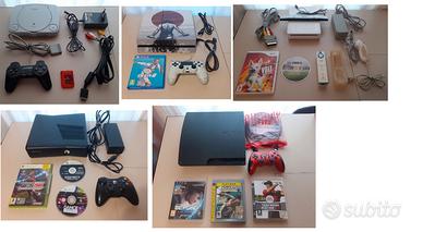 CONSOLLE PSONE, PS3, PS4, XBOX 360, NINTENDO Wii