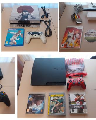 CONSOLLE PSONE, PS3, PS4, XBOX 360, NINTENDO Wii
