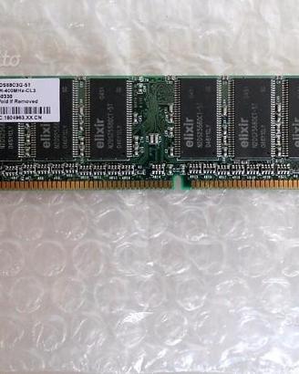 Ram ddr 400 mhz 256 mb cl3 per pc desktop