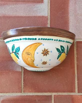 N°13 Gerle portalampada ceramica di Caltagirone