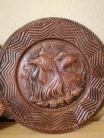 piatto in rame vintage