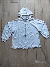 Felpa vintage dell'armata marina con zip e cappuci