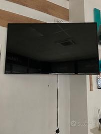 tv samsung 40 pollici + barra  attacco muro