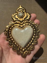 Sacro cuore messicano ex voto calamita