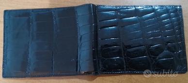 Portafoglio da uomo in coccodrillo