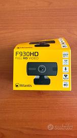 Webcam Atlantis F930HD Full HD 1080p con microfono