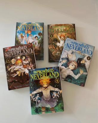 lot manga the promised neverland 1-5