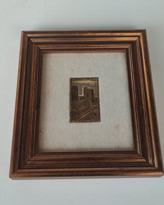 Quadro con certificato di garanzia 