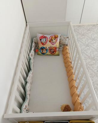 Lettino e materasso neonato 