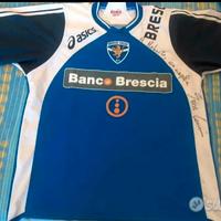 Maglia brescia asics autografata