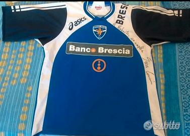 Maglia brescia asics autografata