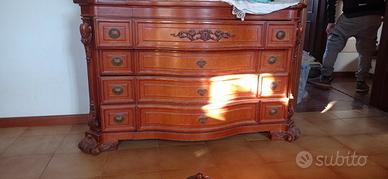 comò in noce  trattabile