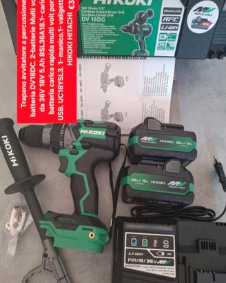 Trapano avvitatore a percussione DC18DC