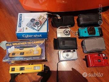 Lotto fotocamera Kodak easy Sony DSC impermeabile