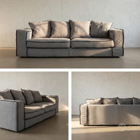 Divano in Cotone e Piume – Stile Moderno e Comfort