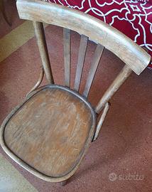 5 SEDIE  IN STILE THONET