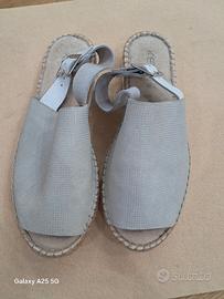 sandalo beige basso ,39 comodo e leggero 