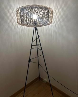 Lampada in vimini